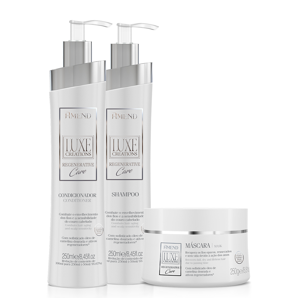 Kit Amend Luxe Creations Regenerative Care | 3 produtos image number 0